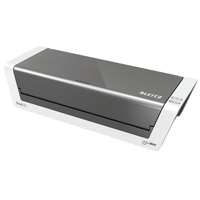 LEITZ Laminálógép, A3, 80-250 mikron, "iLAM Touch 2", fehér-antracit
