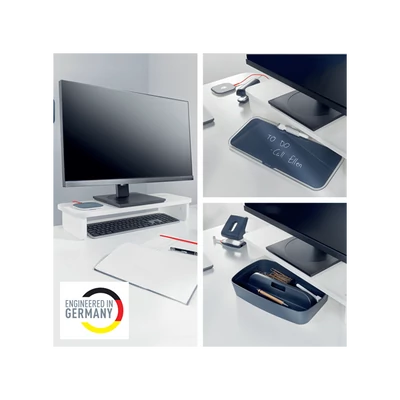LEITZ, Monitorállvány, LEITZ "Ergo", fehér