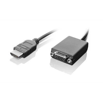 LENOVO Átalakító adapter - HDMI to VGA Monitor, 20 cm.