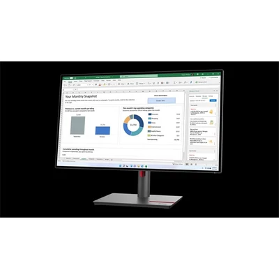 LENOVO Monitor - ThinkVision P27q-30; 27" QHD 2560x1440 IPS, 16:9, 1000:1, 350cd/m2, 4ms, VESA, HDMI, DP, DP-out