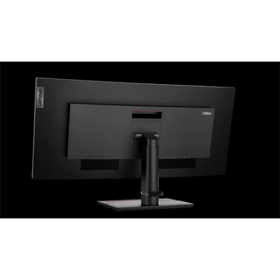 LENOVO Monitor - ThinkVision P34w-20, ívelt, 34,14" WQHD 3440x1440 IPS, 21:9, 1000:1, 300cd/m2, 4ms, USB, USB-C, HDMI,DP