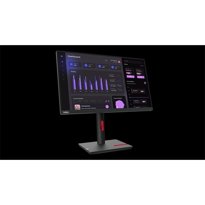 LENOVO Monitor ThinkVision T24i-30; 23,8" FHD 1920x1080 IPS, 60 Hz, 16:9, 1000:1, 250cd/m2, 4ms, D-Sub, HDMI, DP