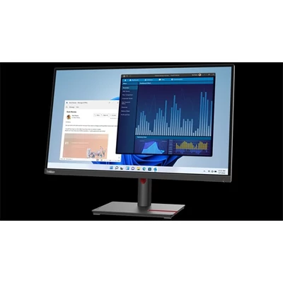 LENOVO Monitor - ThinkVision T27p-30; 27" UHD 3840x2160 IPS, 16:9, 1300:1, 350cd/m2, 4ms, HDMI, DP, USB Type-C