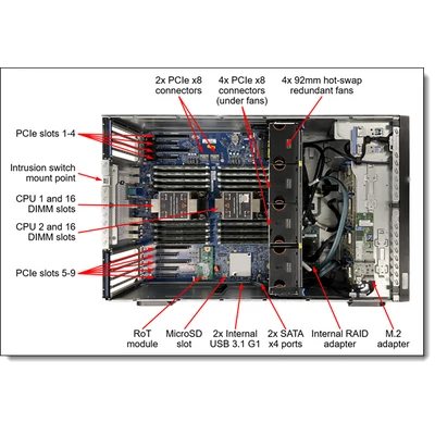 LENOVO torony szerver - ST650 V3 (2.5"), 1x 8C 4509Y 2.6GHz, 1x32GB, NoHDD, 9350-8i, XCC P, 1x1100W.