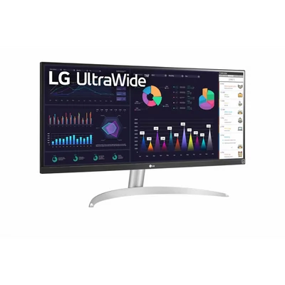 LG IPS monitor 29" 29WQ600-W, 2560x1080, 21:9, 250cd/m2, 1ms, HDMI/DisplayPort/USB-C, hangszóró