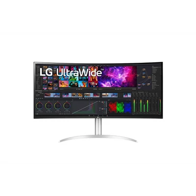 LG Ívelt Nano IPS monitor 39.7" 40WP95CP, 5120x2160, 21:9, 300cd/m2, 5ms, 2xHDMI/DP/Thunderbolt/USB-C/2xUSB, hangszóró