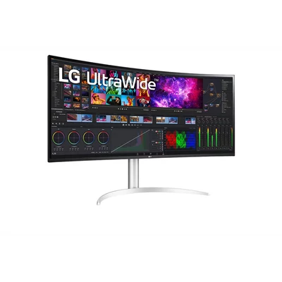 LG Ívelt Nano IPS monitor 39.7" 40WP95CP, 5120x2160, 21:9, 300cd/m2, 5ms, 2xHDMI/DP/Thunderbolt/USB-C/2xUSB, hangszóró