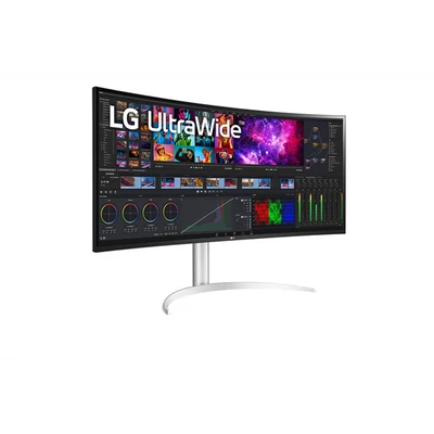 LG Ívelt Nano IPS monitor 39.7" 40WP95CP, 5120x2160, 21:9, 300cd/m2, 5ms, 2xHDMI/DP/Thunderbolt/USB-C/2xUSB, hangszóró