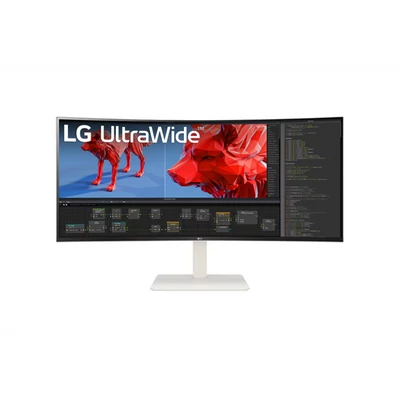 LG ívelt 144Hz monitor 38" 38WR85QC,3840x1600,21:9,450cd/m2,1ms,HDMIx2/Displayport/USBx4/USB-C/RJ45
