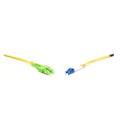 LINKEASY Duplex patch kábel  2 x SC/APC + 2 x LC/UPC csatlakozóval, 3mm duplex core 9/125 LSZH, 20 m
