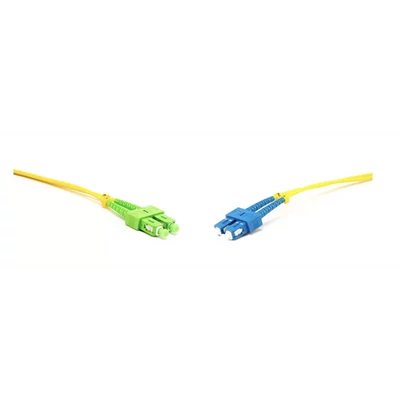 LINKEASY Duplex patch kábel  2 x SC/APC + 2 x SC/UPC csatlakozóval, 3mm duplex core 9/125 LSZH, 1 m