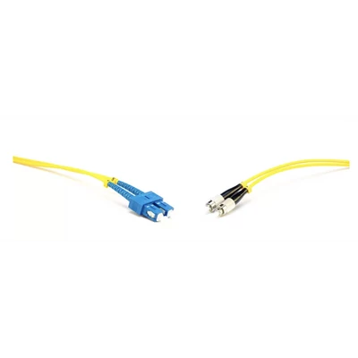 LINKEASY Duplex patch kábel  2 x SC/UPC + 2 x FC/UPC csatlakozóval, 3mm duplex core 9/125 LSZH, 5 m