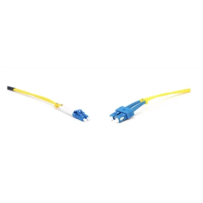 LINKEASY Duplex patch kábel  2 x SC/UPC + 2 x LC/UPC csatlakozóval, 3mm duplex core 9/125 LSZH, 20 m