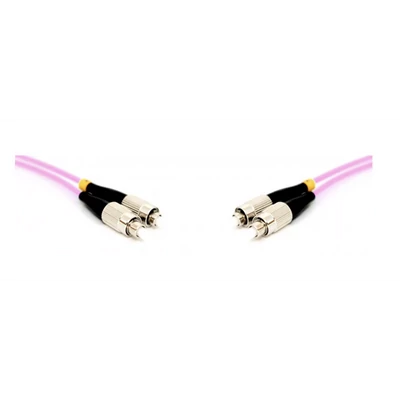 LINKEASY Duplex patch kábel  4 x FC/UPC csatlakozóval, 3mm duplex core 50/125 OM4 LSZH, 10 m
