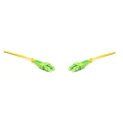 LINKEASY Duplex patch kábel  4 x SC/APC csatlakozóval, 3mm duplex core 9/125 LSZH, 15 m