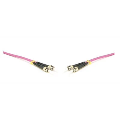 LINKEASY Duplex patch kábel  4 x ST/UPC csatlakozóval, 3mm duplex core 50/125 OM4 LSZH, 3 m