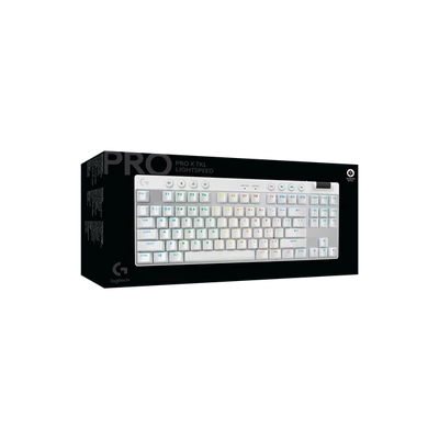 LOGITECH Billentyűzet - G Pro Lightspeed RGB Mechanikus Gaming Vezetékes TKL (Tactile) US, Fehér