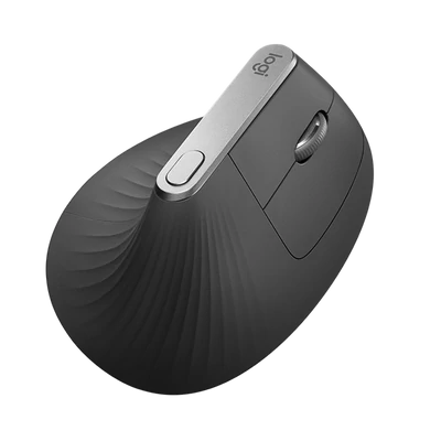 LOGITECH Egér - MX Vertical Ergonomic Bluetooth Optikai, Fekete