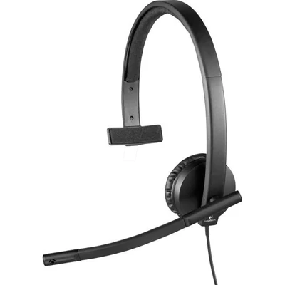 LOGITECH Fejhallgató 2.0 - H570E Mono Vezetékes Mikrofonos, Fekete
