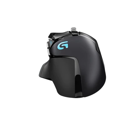 LOGITECH Egér - G502 Lightsync RGB Vezetékes Gaming, Fekete