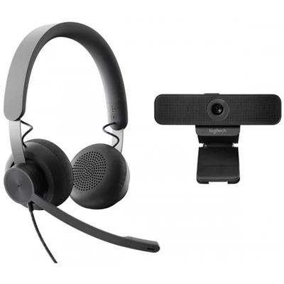 LOGITECH Videókonferencia csomag - Zone Wired Fejhallgató + C925E Webkamera MS verzió