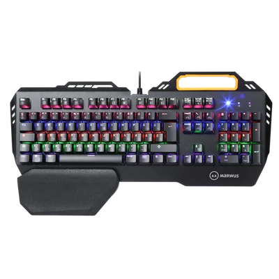 MARWUS GK110 vezetékes, mechanikus gamer HU billentyűzet LED világítással (blue switch)