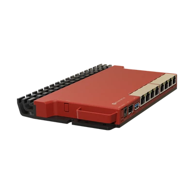 MIKROTIK Vezetékes Router 8x1000Mbps + 1x2500Mbps SFP, 1xUSB3.0,  Menedzselhető, Rackes - L009UiGS-RM