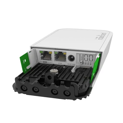 MIKROTIK Wireless Access Point DualBand, 2x1000Mbps, 1167Mbps, LTE Modem, bel-kültéri - RBWAPGR-5HACD2HND&R11E-LTE