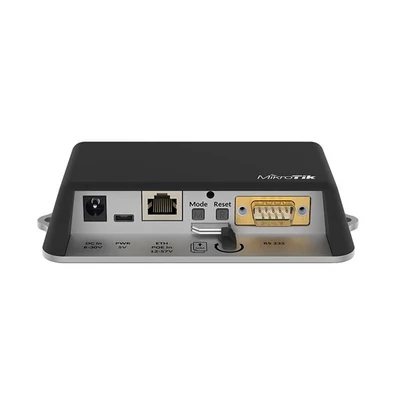 MIKROTIK Wireless Router 2,4GHz, 1x100Mbps, 2xMiniSIM, LTE 4G modem, vízálló, kültéri - RB912R-2ND-LTM&R11E-LTE