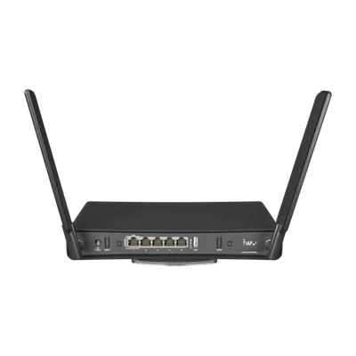 MIKROTIK Wireless Router hAP ax3, DualBand,  4x1000Mbps, 1x2500Mbps, AX1800, Asztali - C53UiG+5HPaxD2HPaxD