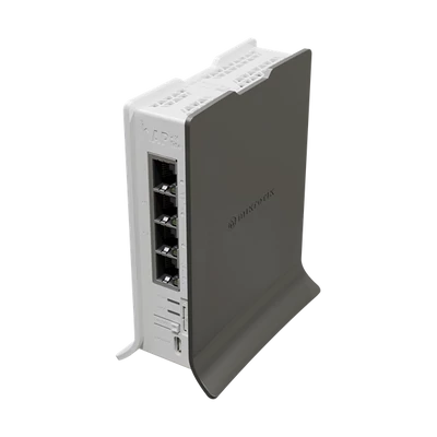 MIKROTIK Wireless Router hAP ax lite LTE6, 2,4GHz, 4x1000Mbps,  AX600, WiFi6, Menedzselhető, Asztali
