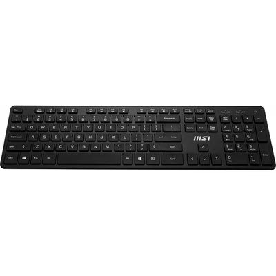 MSI ACCY Bill, RF1430  Vezetéknélküli billenytűzet + MA04W  Vezetéknélküli egér, Fekete