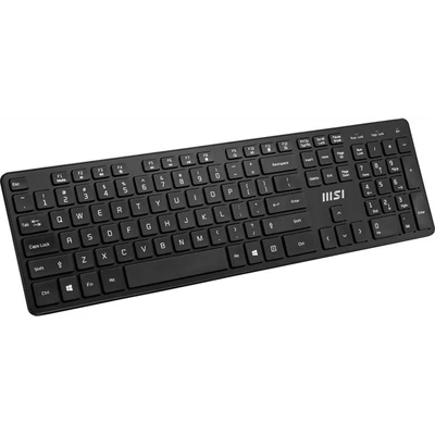 MSI ACCY Bill, RF1430  Vezetéknélküli billenytűzet + MA04W  Vezetéknélküli egér, Fekete