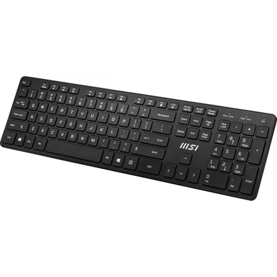 MSI ACCY Bill, RF1430  Vezetéknélküli billenytűzet + MA04W  Vezetéknélküli egér, Fekete