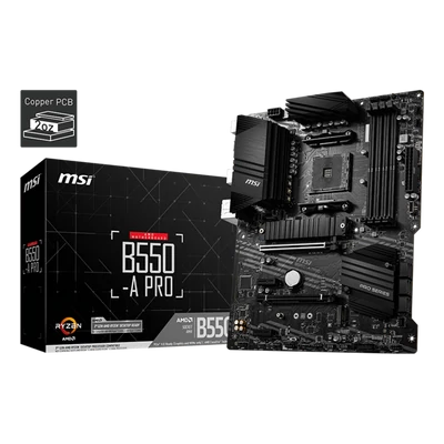 MSI Alaplap AM4 B550-A PRO AMD B550, ATX