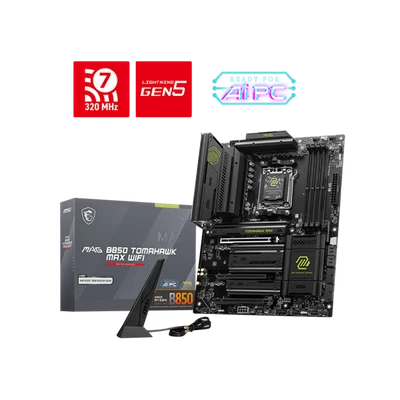 MSI Alaplap AM5 MAG B850 TOMAHAWK WIFI AMD B850, ATX