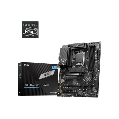 MSI Alaplap S1700 PRO B760-P DDR4 II Intel B760, ATX