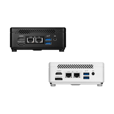 MSI Business DT Cubi 5 12M-407BEU, i3-1215U, Intel UHD, M.2 NVME, 2,5"SATA, 4xUSB, Thunderbolt4, HDMI, DP, 2xRJ45, Black