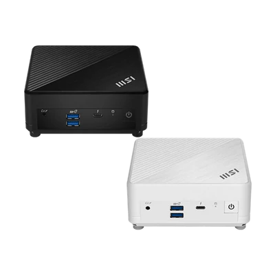 MSI Business DT Cubi 5 12M-407BEU, i3-1215U, Intel UHD, M.2 NVME, 2,5"SATA, 4xUSB, Thunderbolt4, HDMI, DP, 2xRJ45, Black