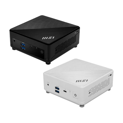 MSI Business DT Cubi 5 12M-407BEU, i3-1215U, Intel UHD, M.2 NVME, 2,5"SATA, 4xUSB, Thunderbolt4, HDMI, DP, 2xRJ45, Black