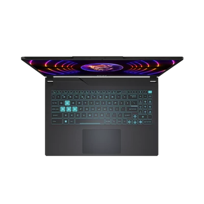 MSI Gaming NB Cyborg 15 A13VE-1412, 15,6" FHD 144Hz, i5-13420H, 16GB, 512GB M.2, RTX 4050 6GB, NOOS, Fekete