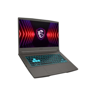 MSI Gaming NB Thin 15 B7VF-442 15.6" FHD 144Hz, Ryzen 7 7735HS, 16GB, 512GB M.2, RTX 4060 8GB, NOOS, Fekete