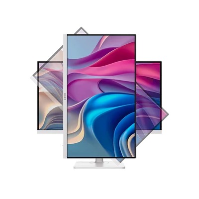 MSI Monitor Business Modern MD272UPHW 27" UHD, 3840x2160, 60Hz, IPS, 4ms, HDMI, DP, USB-C, Docking, White