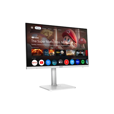 MSI Monitor Business Modern MD272UPSW 27" UHD, 3840x2160, 60Hz, IPS, 4ms, HDMI, DP, USB-C, White - SMART