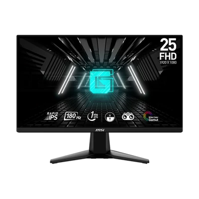 MSI Monitor GAMING G255F Rapid IPS LED 24,5" FHD 1920x1080, 16:9, 1000:1 CR, 300cd/m2, 1ms, 180Hz, DP, 2x HDMI