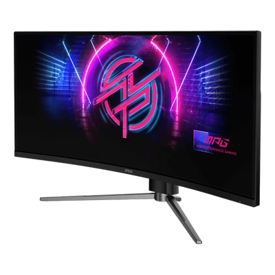 MSI Monitor GAMING MPG 346CQRF X24 Ívelt 34" UWQHD, 3440x1440, 240Hz RapidVA 21:9, 400cd/m2, 1 ms, 2x HDMI, DP, USB-C
