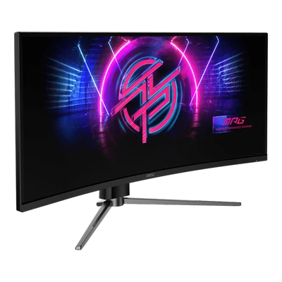 MSI Monitor GAMING MPG 346CQRF X24 Ívelt 34" UWQHD, 3440x1440, 240Hz RapidVA 21:9, 400cd/m2, 1 ms, 2x HDMI, DP, USB-C