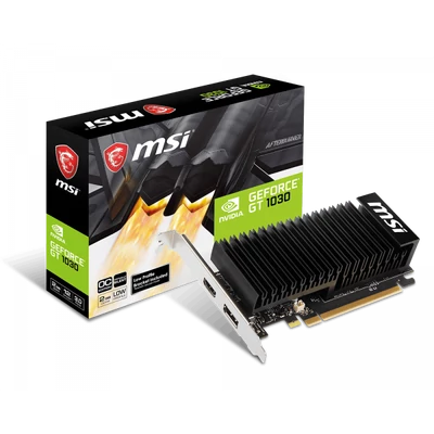 MSI Videokártya PCI-Ex16x nVIDIA GT 1030 2GH LP OC 2GB DDR4