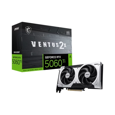 MSI Videokártya PCI-Ex16x nVIDIA RTX 5060 Ti VENTUS 2X PLUS 8GB DDR7 OC