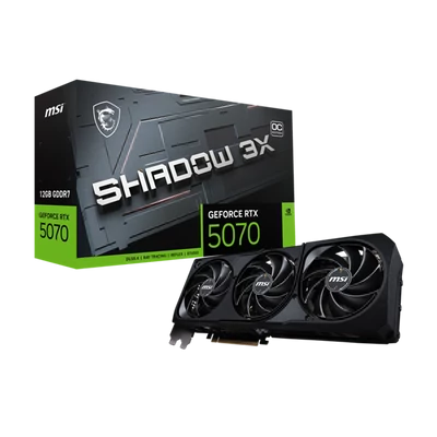 MSI Videokártya PCI-Ex16x nVIDIA RTX 5070 SHADOW 3X 12GB DDR7 OC